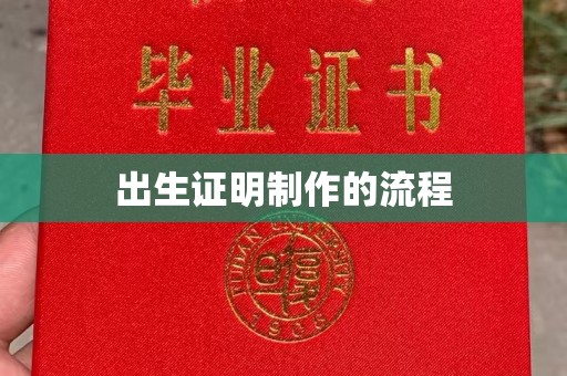兴山出生证明制作的流程